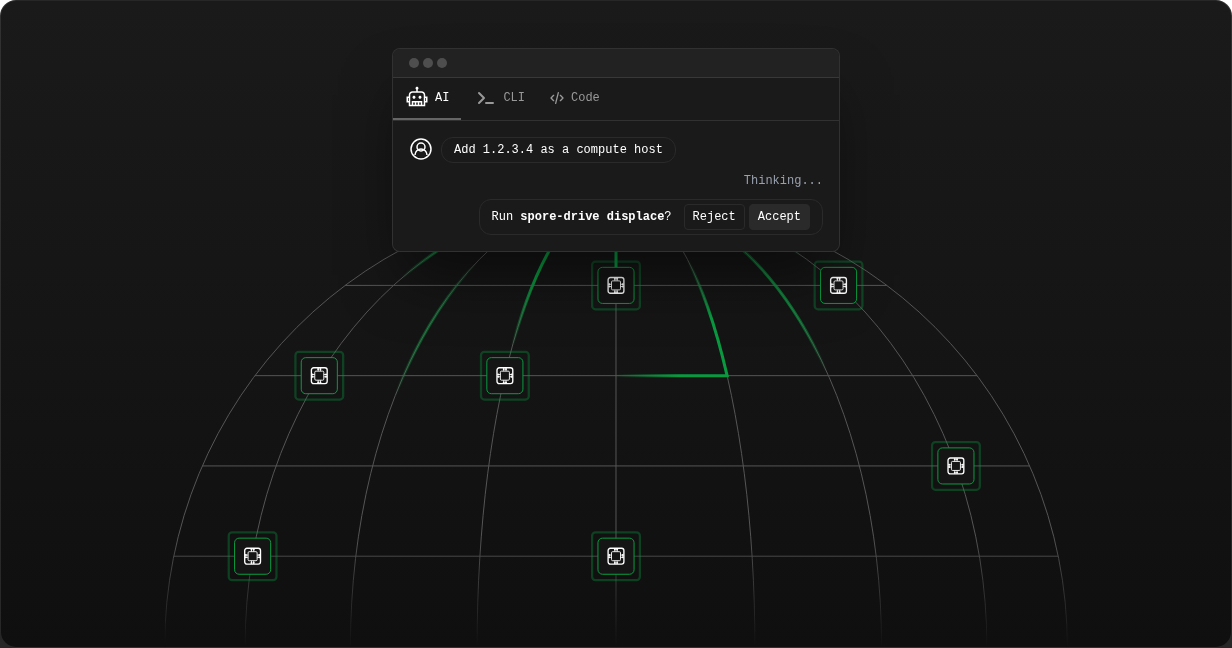 Your Cloud desktop interface